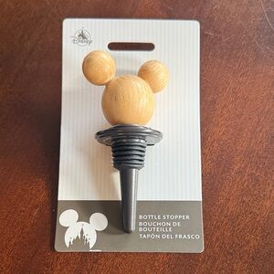 Disney Tan and Black Mickey Mouse Bottle Stopper